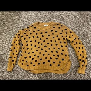 Madewell Polka Dot Sweater